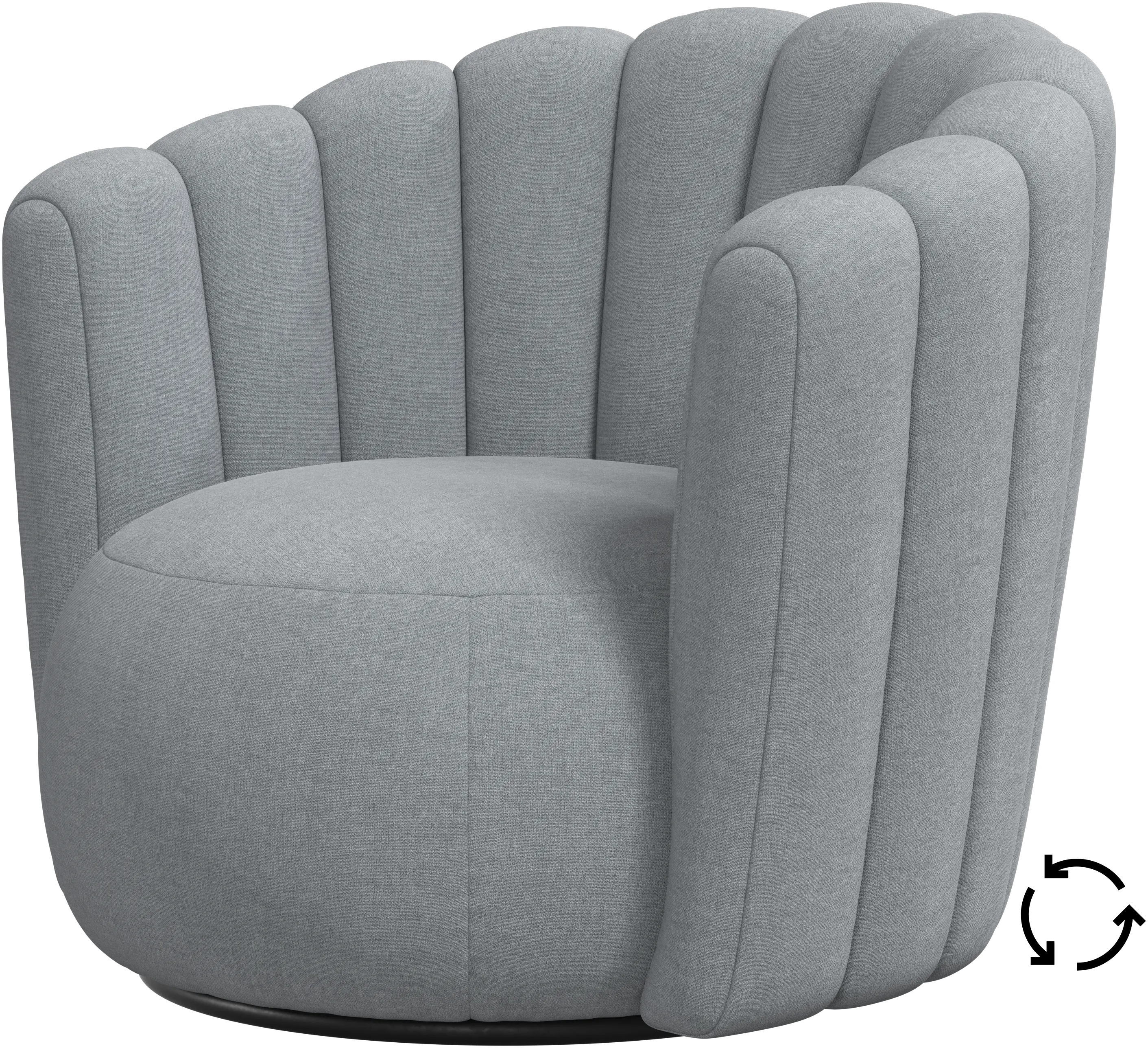 Sweet Art armchair with swivel function